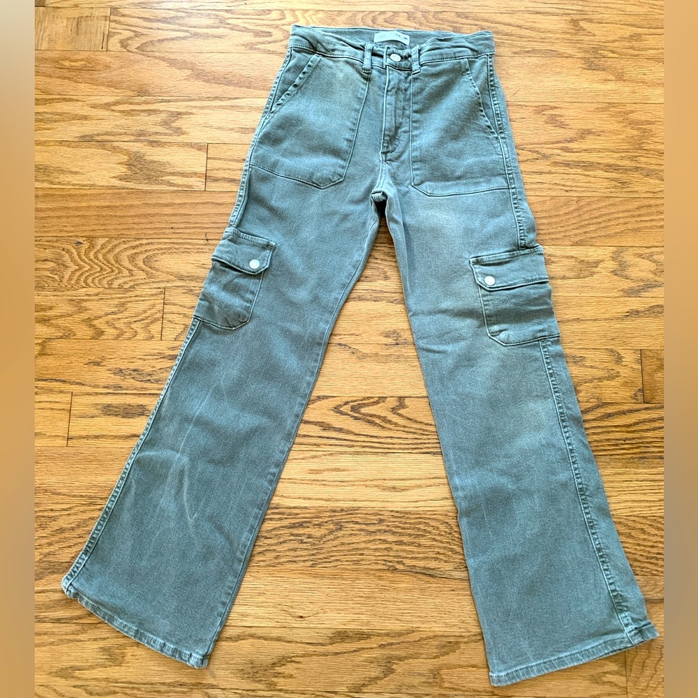 Zara Kids / Teen Cargo Pants / Jeans - Green - Size 13-14 years / 164cm